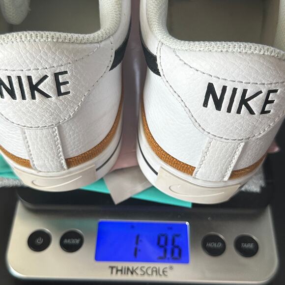 Nike Court Legacy Mens Sneakers White Desert Ochre Leather EUC CU4150 Size 9.5 - Picture 10 of 10